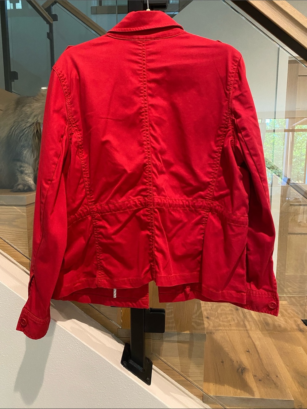 Talbots Bright Red Field Jacket - Picture 6 of 6